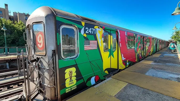 Le métro de New York aux couleurs du Sénégal